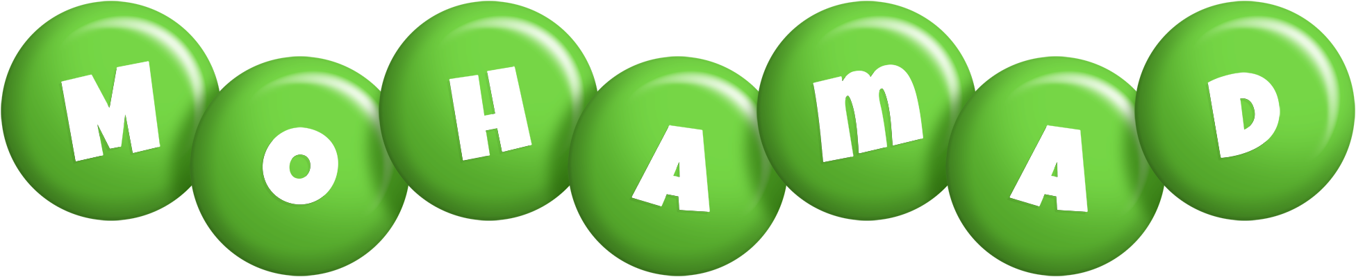 Mohamad candy-green logo