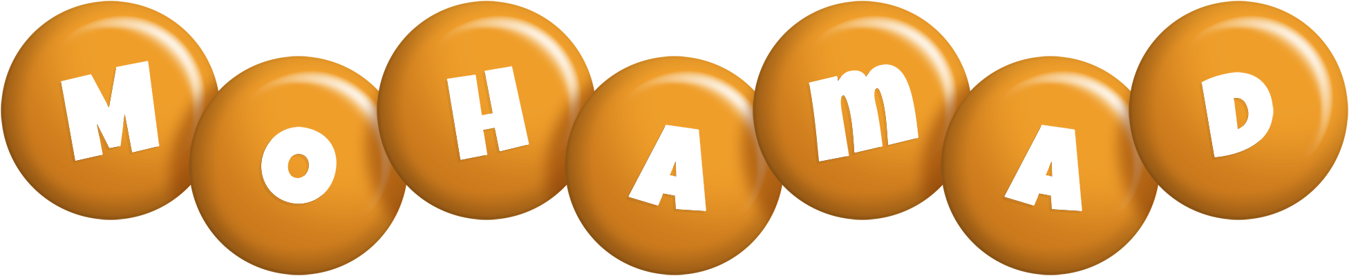 Mohamad candy-orange logo