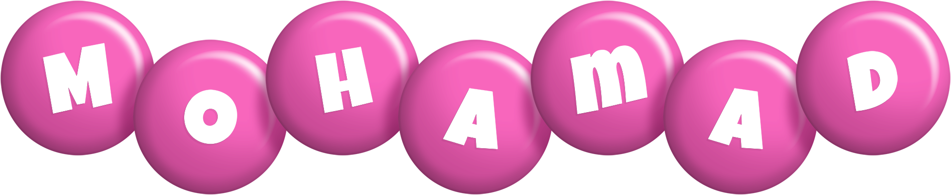 Mohamad candy-pink logo