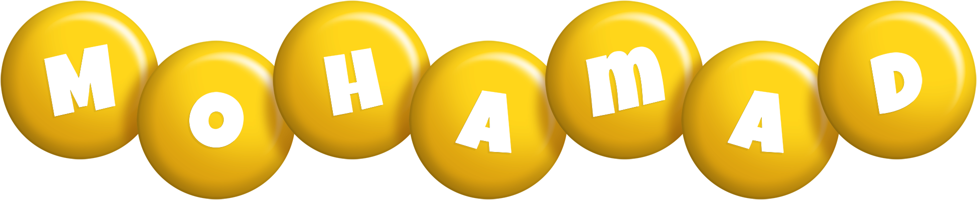 Mohamad candy-yellow logo