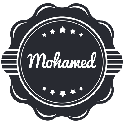 Mohamed badge logo
