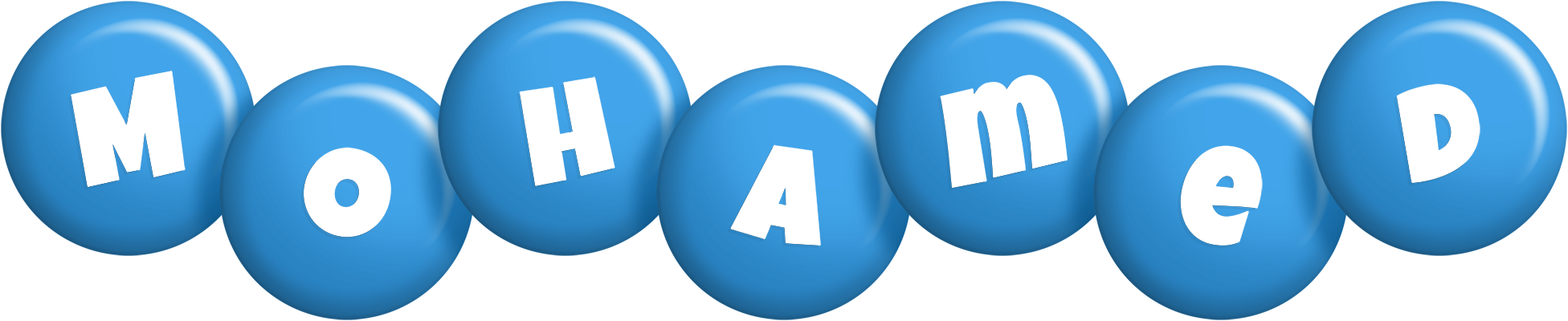 Mohamed candy-blue logo