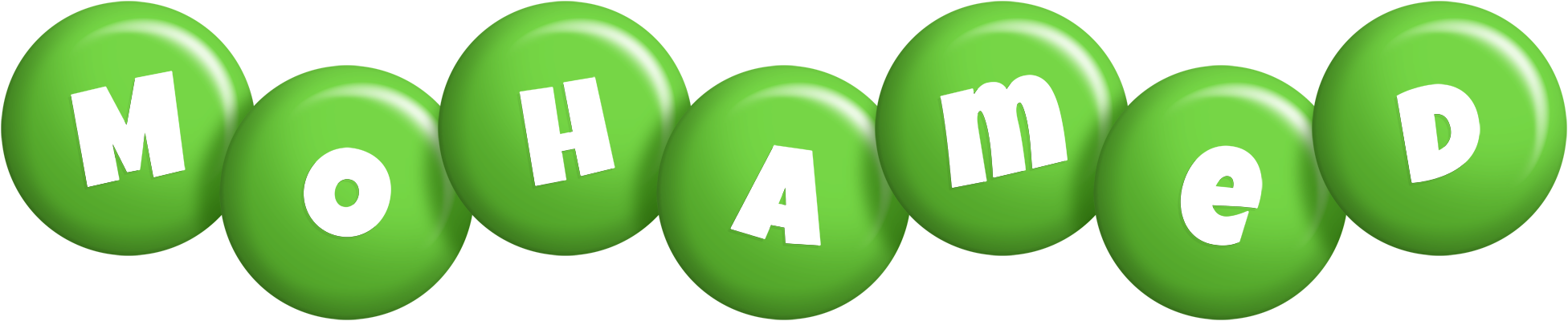 Mohamed candy-green logo