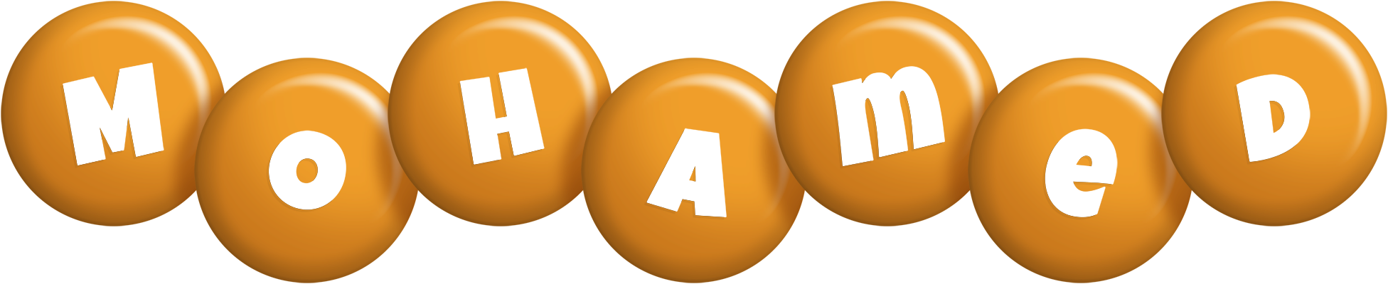 Mohamed candy-orange logo