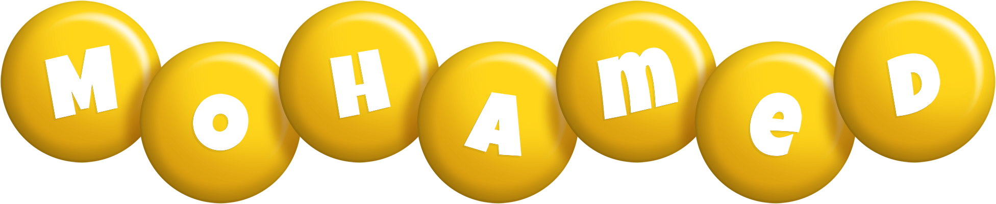 Mohamed candy-yellow logo