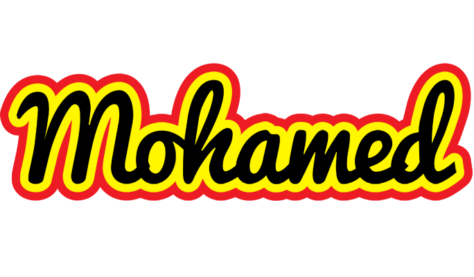 Mohamed flaming logo