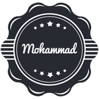 Mohammad badge logo