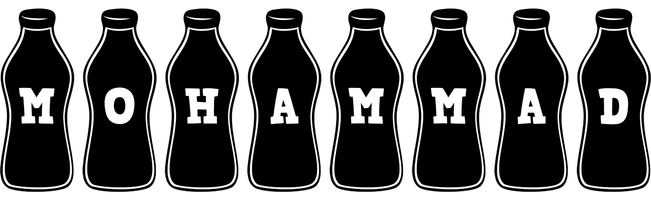 Mohammad bottle logo
