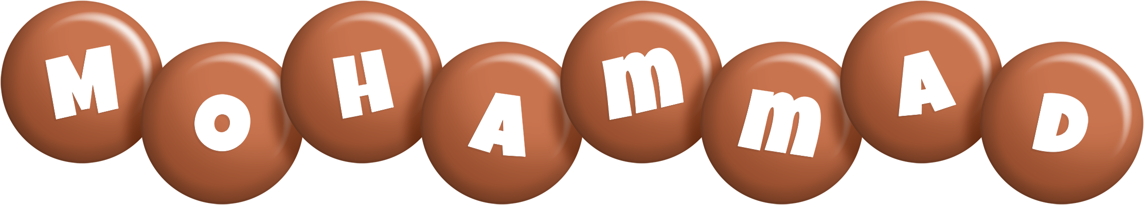 Mohammad candy-brown logo
