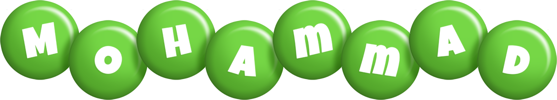 Mohammad candy-green logo