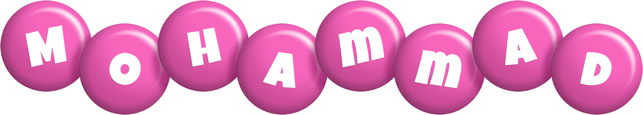 Mohammad candy-pink logo
