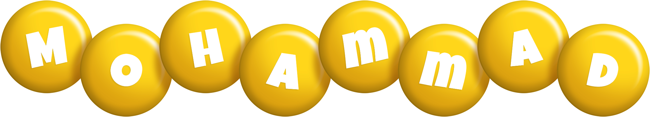 Mohammad candy-yellow logo
