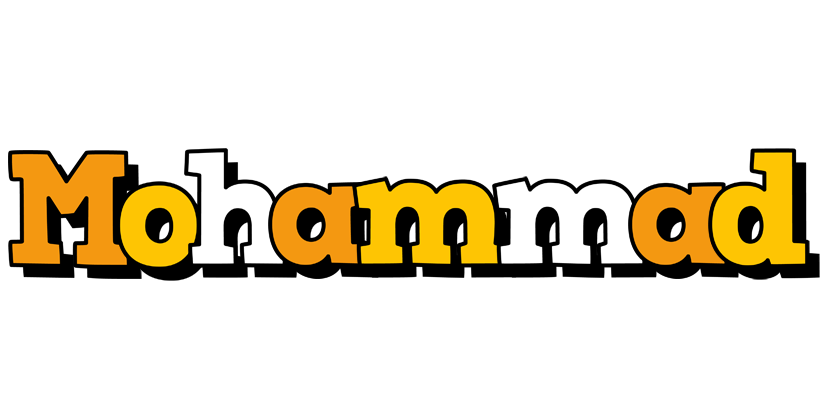 Mohammad cartoon logo