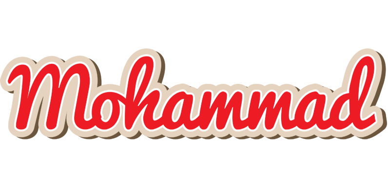 Mohammad chocolate logo