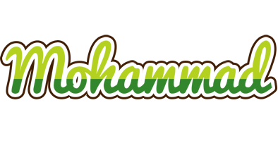 Mohammad golfing logo