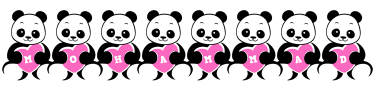 Mohammad love-panda logo