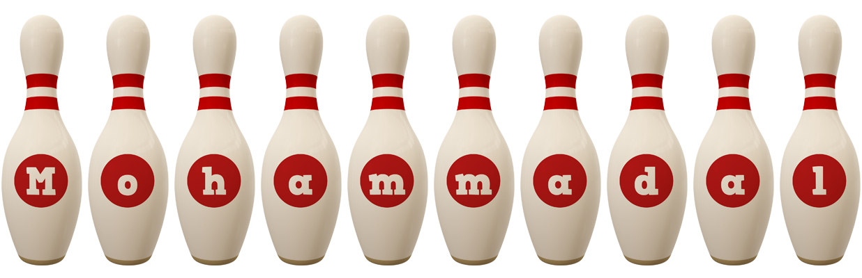 Mohammadal bowling-pin logo