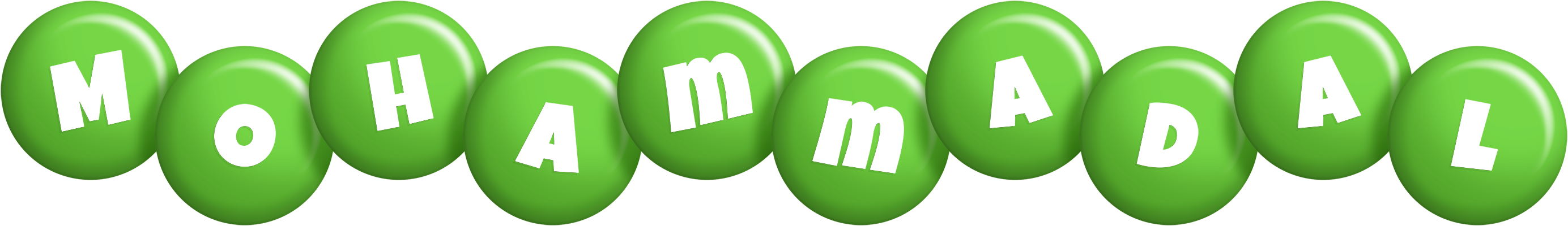 Mohammadal candy-green logo