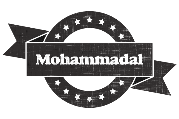 Mohammadal grunge logo