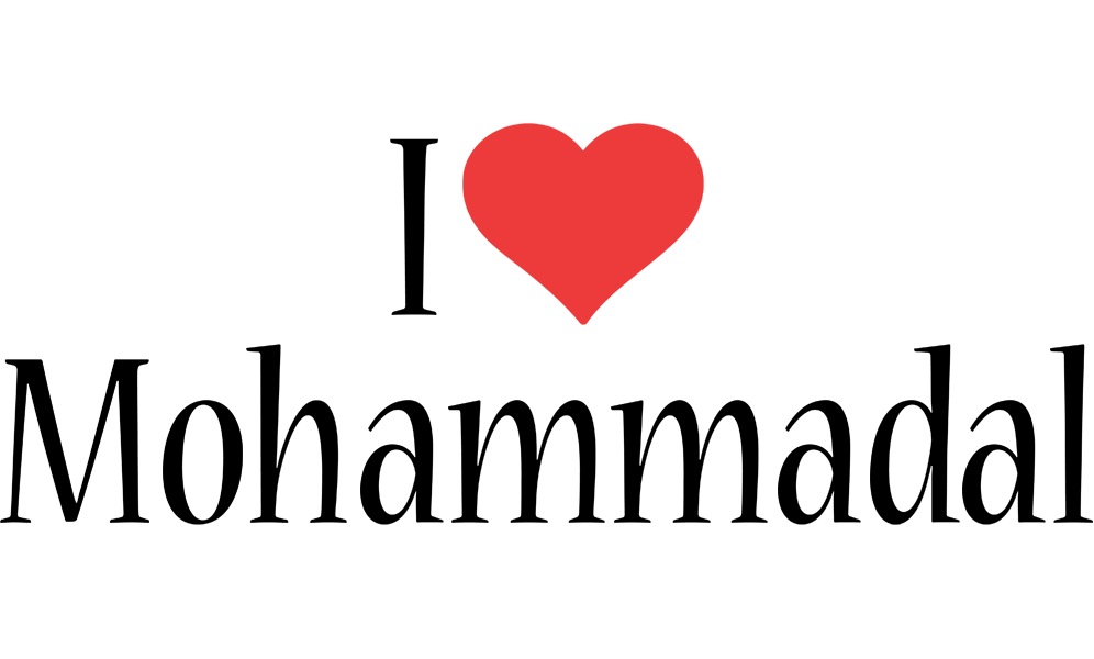 Mohammadal i-love logo