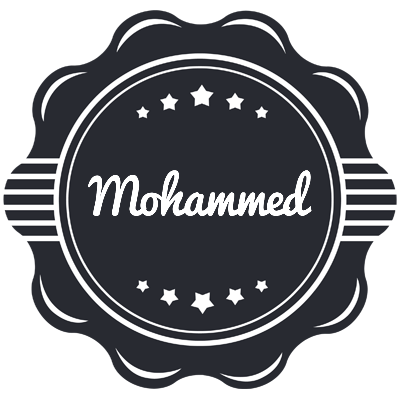 Mohammed badge logo