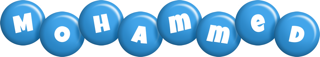 Mohammed candy-blue logo