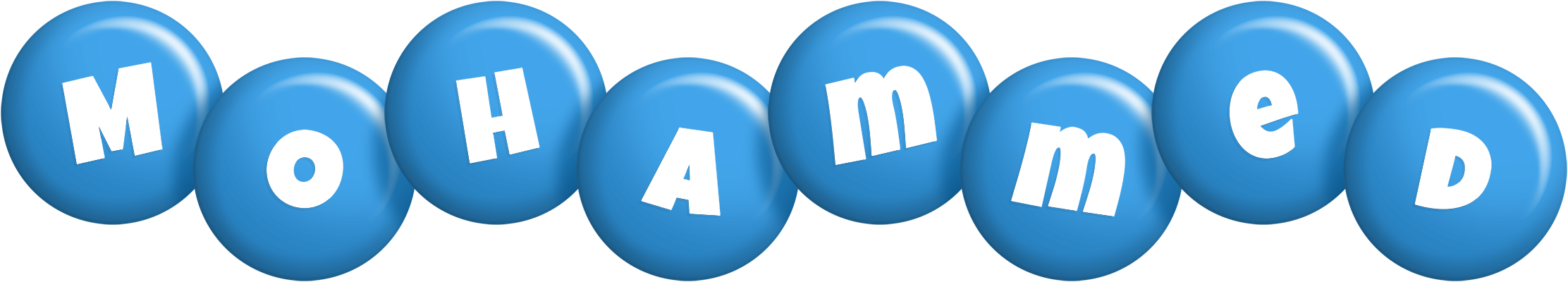 Mohammed candy-blue logo