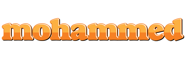 Mohammed orange logo