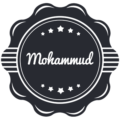 Mohammud badge logo