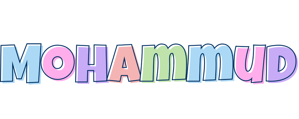 Mohammud pastel logo