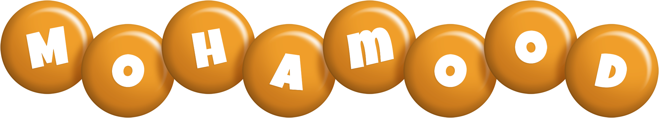 Mohamood candy-orange logo