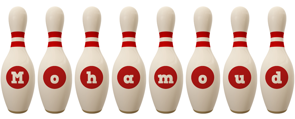 Mohamoud bowling-pin logo