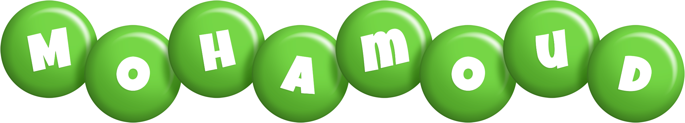 Mohamoud candy-green logo