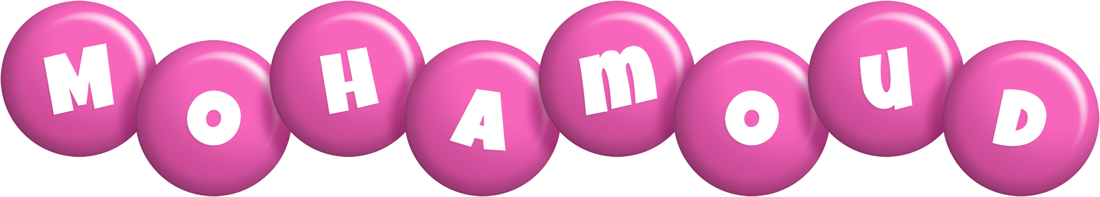 Mohamoud candy-pink logo