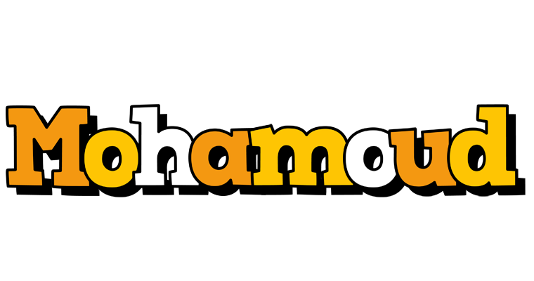 Mohamoud cartoon logo