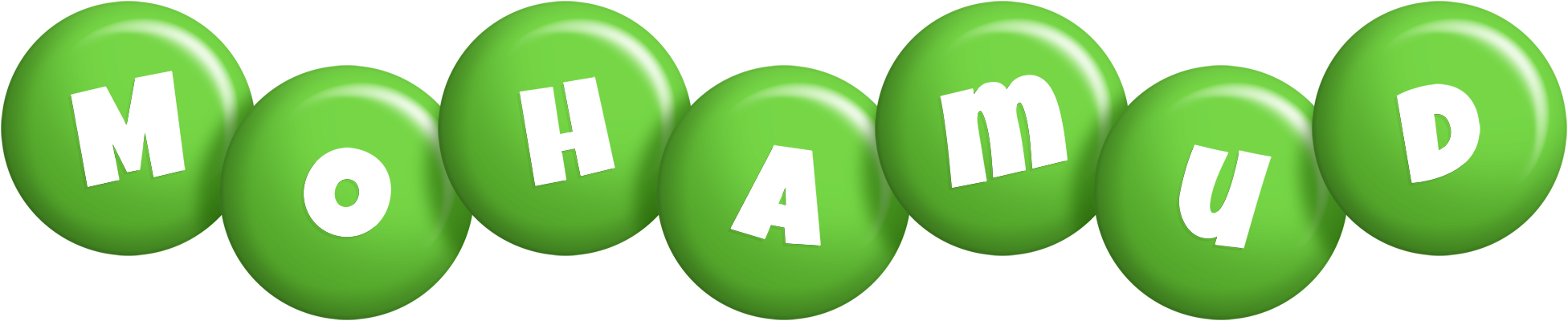 Mohamud candy-green logo