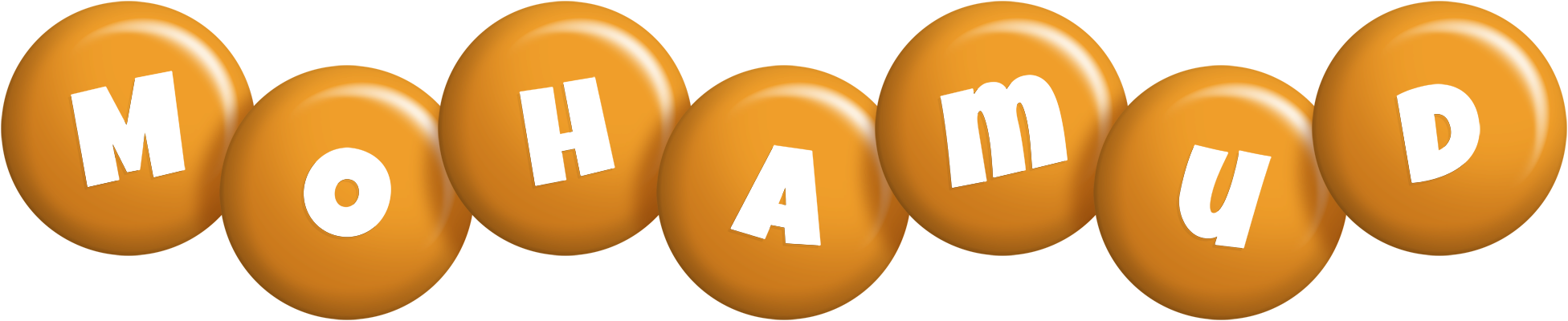 Mohamud candy-orange logo