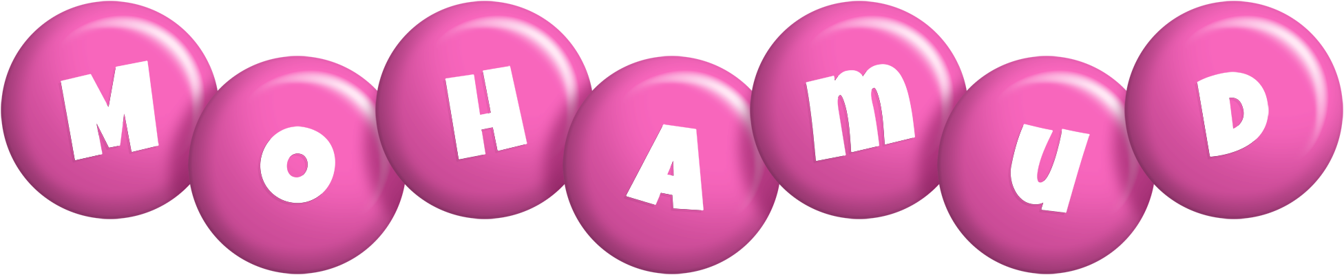 Mohamud candy-pink logo