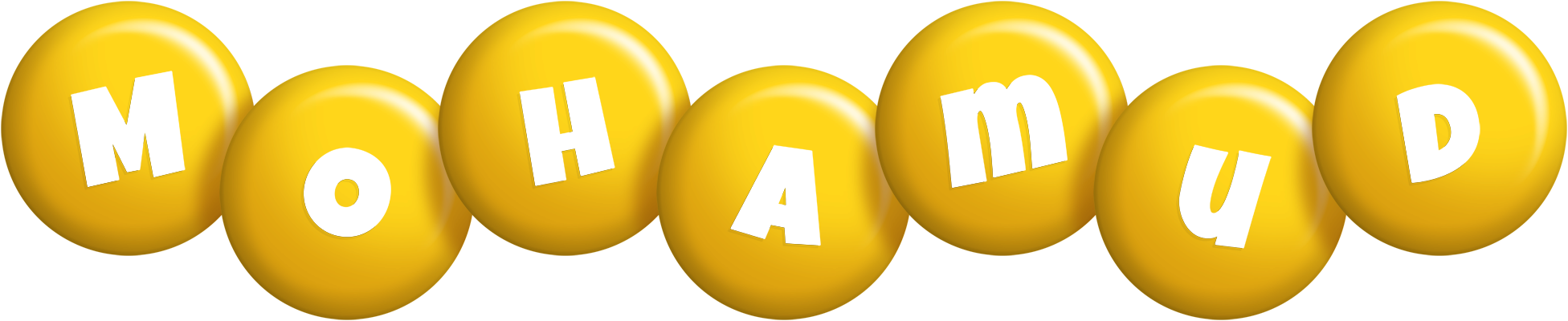 Mohamud candy-yellow logo