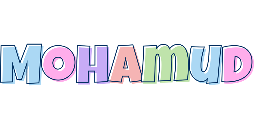 Mohamud pastel logo