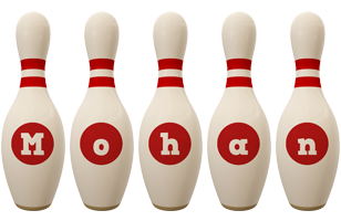 Mohan bowling-pin logo