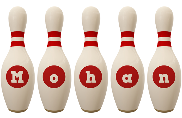 Mohan bowling-pin logo