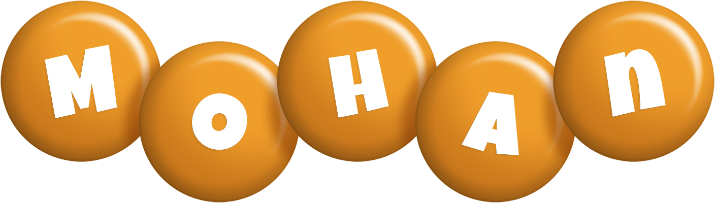 Mohan candy-orange logo