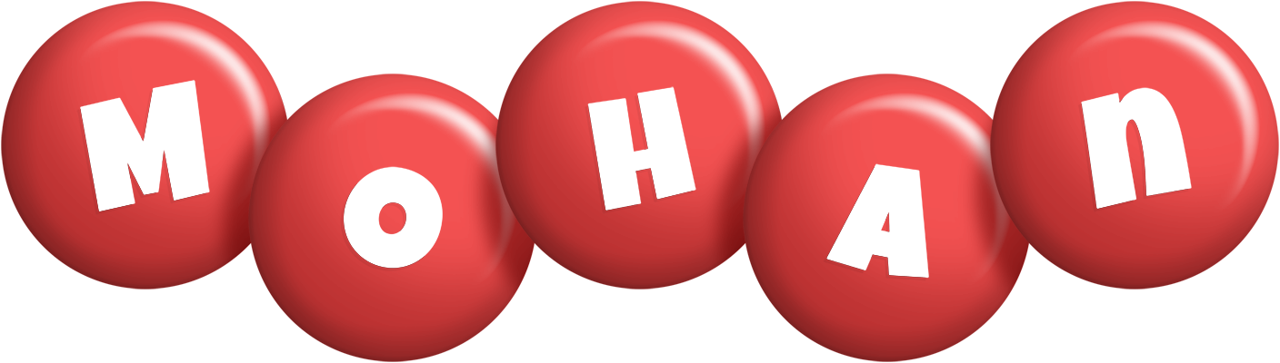 Mohan candy-red logo
