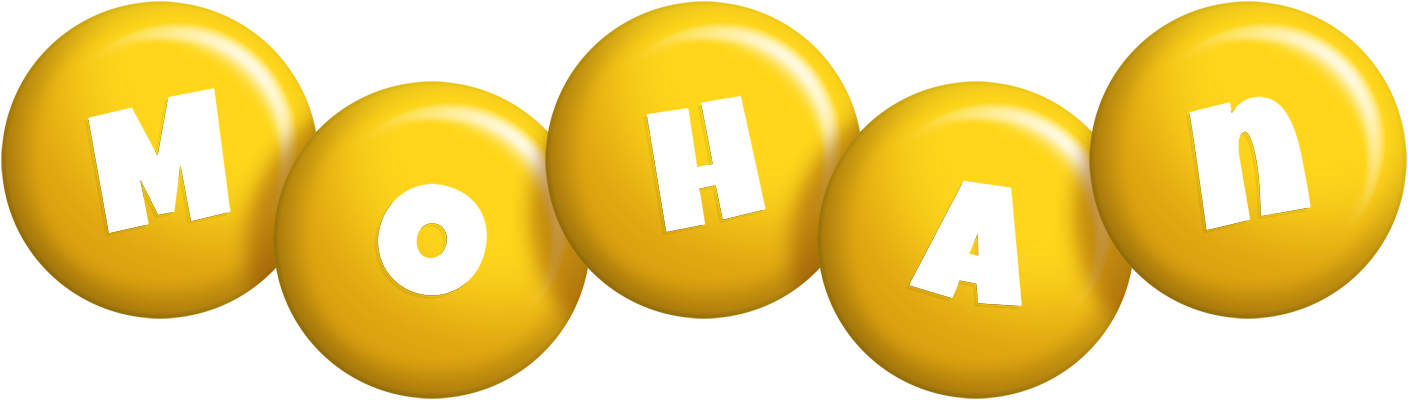 Mohan candy-yellow logo