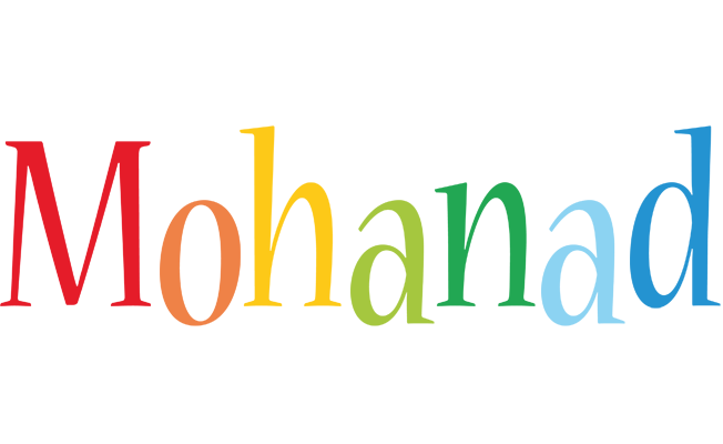 Mohanad birthday logo