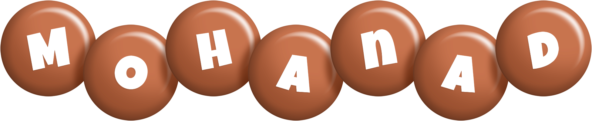 Mohanad candy-brown logo