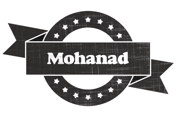 Mohanad grunge logo