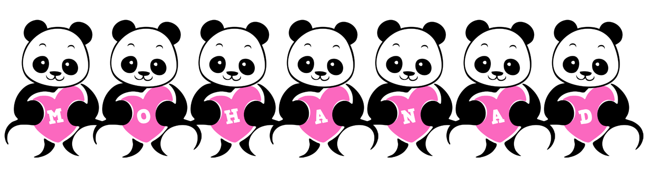 Mohanad love-panda logo