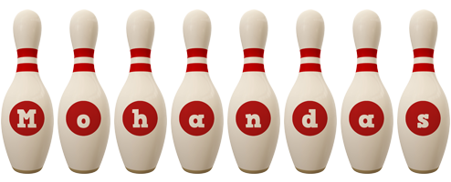 Mohandas bowling-pin logo